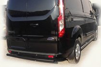 Ford Custom 2013–2022 Bageste beskyttelsesbøjle AK002 Black (rustfrit stål) foto 5