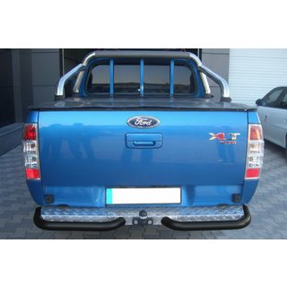Bageste hjørner AK003 Black (2 stk., rustfrit stål) Ford Ranger 2007–2011 foto 2