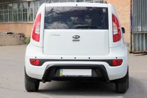 Kia Soul I 2008–2013 Bageste beskyttelsesbøjle AK002 Black (rustfrit stål) foto 1