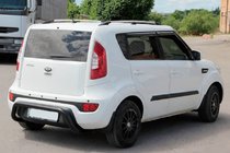 Kia Soul I 2008–2013 Bageste beskyttelsesbøjle AK002 Black (rustfrit stål) foto 2