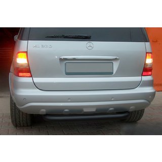 Bageste beskyttelsesbøjle AK006 Black (rustfrit stål) Mercedes ML W163 1997–2005