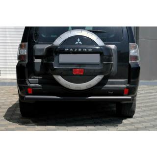 Bageste beskyttelsesbøjle AK002 Black (rustfrit stål) Mitsubishi Pajero Wagon IV 2006–2021 foto 1