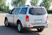 Nissan Pathfinder R51 2005–2014 Bageste beskyttelsesbøjle AK002 Black (rustfrit stål) foto 3