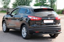 Nissan Qashqai 2014–2021 Bageste beskyttelsesbøjle AK002 Black (rustfrit stål) foto 3