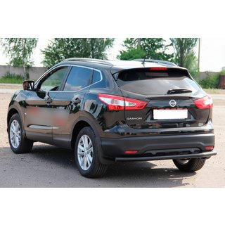 Bageste beskyttelsesbøjle AK002 Black (rustfrit stål) Nissan Qashqai 2014–2021 foto 3