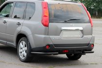 Nissan X-trail T31 2007–2014 Bageste hjørner AK003 Black (2 stk., rustfrit stål) foto 2