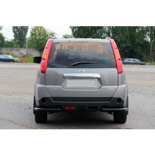 Bageste hjørner AK003 Black (2 stk., rustfrit stål) Nissan X-trail T31 2007–2014 foto 3