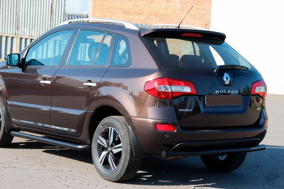 Renault Koleos 2008–2016 Bageste beskyttelsesbøjle AK002 Black (rustfrit stål) Image