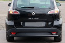 Renault Scenic/Grand 2009–2016 Bageste beskyttelsesbøjle AK002 Black (rustfrit stål) foto 1