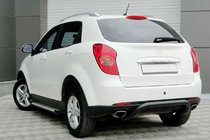 SsangYong Korando 2010–2019 Bageste beskyttelsesbøjle AK006 Black (rustfrit stål) foto 1