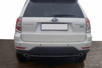 Subaru Forester 2008–2013 Bageste beskyttelsesbøjle AK002 Black (rustfrit stål) foto 3