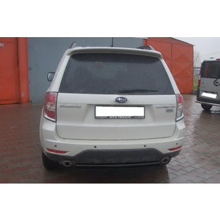Bageste beskyttelsesbøjle AK002 Black (rustfrit stål) Subaru Forester 2008–2013 foto 2