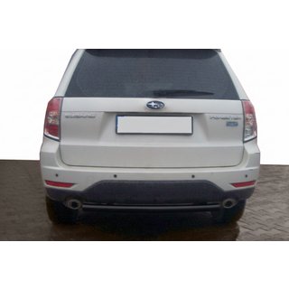 Bageste beskyttelsesbøjle AK002 Black (rustfrit stål) Subaru Forester 2008–2013 foto 3