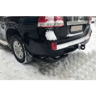 Baghjørner AK003 Black (2 stk., rustfrit stål) Toyota Land Cruiser 200 2007–2021 foto 1