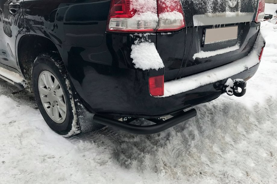 Toyota Land Cruiser 200 2007–2021 Baghjørner AK003 Black (2 stk., rustfrit stål) Image