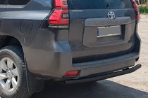 Toyota Land Cruiser Prado 150 2009–2023 Bageste beskyttelsesbøjle AK002 Black (rustfrit stål) foto 5