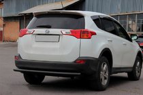Toyota Rav 4 2013–2018 Bageste beskyttelsesbøjle AK002 Black (rustfrit stål) foto 2