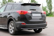 Toyota Rav 4 2013–2018 Bageste beskyttelsesbøjle AK002 Black (rustfrit stål) foto 4