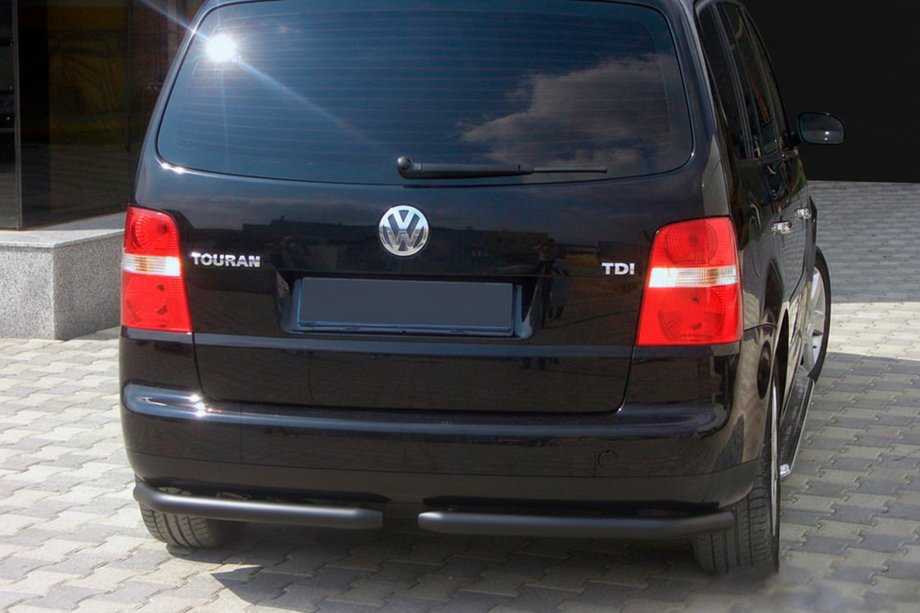 Volkswagen Touran 2003–2010 Baghjørner AK003 Black (2 stk., rustfrit stål) Image