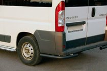 Citroen Jumper 2007–2025 Baghjørner AK003 Black (2 stk., rustfrit stål) foto 1