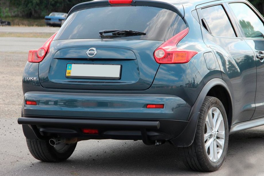 Nissan Juke 2010–2019 Bageste beskyttelsesbøjle AK002 Black (rustfrit stål) Image