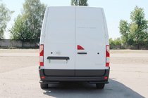 Renault Master 2011–2023 Baghjørner AK003 Black (2 stk., rustfrit stål) foto 3