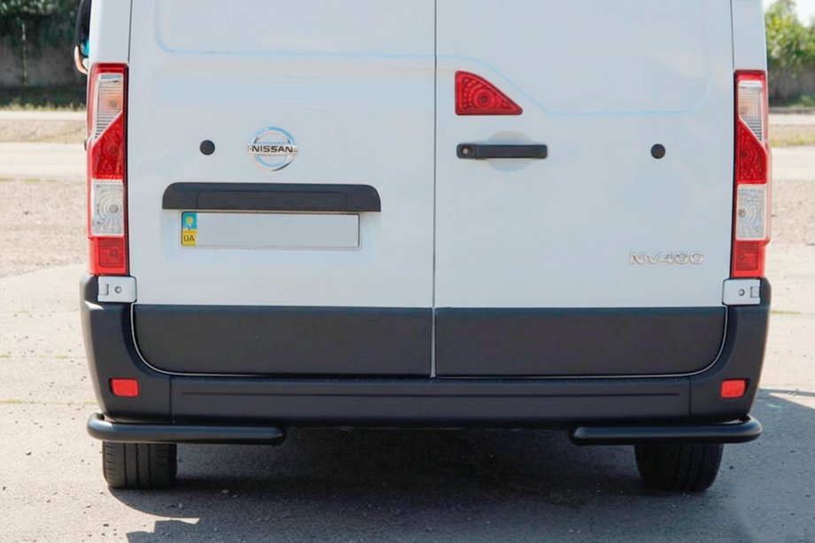 Opel Movano 2010–2021 Baghjørner AK003 Black (2 stk., rustfrit stål) Foto 1