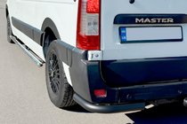 Nissan NV400 2010–2024 Baghjørner AK003 Black (2 stk., rustfrit stål) foto 4