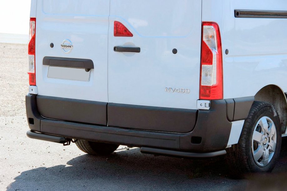 Nissan NV400 2010–2024 Baghjørner AK003 Black (2 stk., rustfrit stål) Image