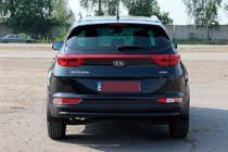 Kia Sportage 2015–2021 Bagerste beskyttelsesbøjle AK002 Black (rustfrit stål) foto 5