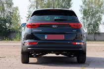 Kia Sportage 2015–2021 Bagerste beskyttelsesbøjle AK002 Black (rustfrit stål) foto 4