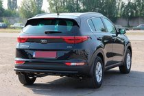 Kia Sportage 2015–2021 Bagerste beskyttelsesbøjle AK002 Black (rustfrit stål) foto 3