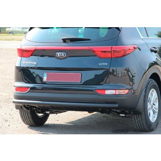 Bagerste beskyttelsesbøjle AK002 Black (rustfrit stål) Kia Sportage 2015–2021 foto 1