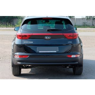 Bagerste beskyttelsesbøjle AK002 Black (rustfrit stål) Kia Sportage 2015–2021 foto 2
