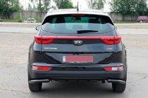 Kia Sportage 2015–2021 Bageste hjørnebeskyttere AK003 Black (rustfrit stål) foto 3