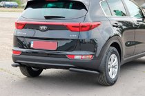 Kia Sportage 2015–2021 Bageste hjørnebeskyttere AK003 Black (rustfrit stål) foto 2