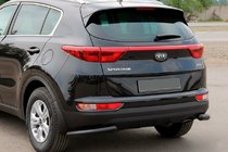 Kia Sportage 2015–2021 Bageste hjørnebeskyttere AK003 Black (rustfrit stål) foto 1