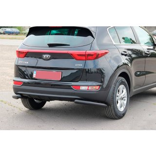 Bageste hjørnebeskyttere AK003 Black (rustfrit stål) Kia Sportage 2015–2021 foto 2