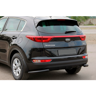 Bageste hjørnebeskyttere AK003 Black (rustfrit stål) Kia Sportage 2015–2021 foto 1