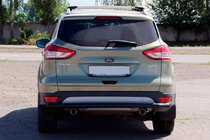 Ford Kuga/Escape 2013–2019 Bageste beskyttelsesbøjle AK002 Black (rustfrit stål) foto 1