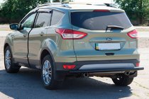 Ford Kuga/Escape 2013–2019 Bageste beskyttelsesbøjle AK002 Black (rustfrit stål) foto 2