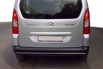 Citroen Berlingo 2008–2018 Bageste beskyttelsesbøjle Black (rustfrit stål) 60 mm foto 1