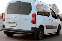 Citroen Berlingo 2008–2018 Bageste beskyttelsesbøjle Black (rustfrit stål) 60 mm foto 4