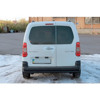 Bageste beskyttelsesbøjle Black (rustfrit stål) 60 mm Citroen Berlingo 2008–2018 foto 2
