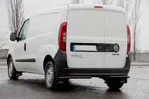 Opel Combo 2012–2018 Bageste hjørnebøjler AK003 Black (rustfrit stål) foto 2
