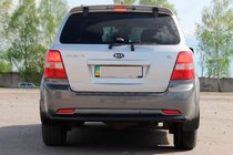 Kia Sorento I BL 2002–2009 Bageste beskyttelsesbøjle AK002 Black (rustfrit stål) foto 1