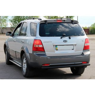 Bageste beskyttelsesbøjle AK002 Black (rustfrit stål) Kia Sorento I BL 2002–2009 foto 3