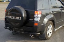 Suzuki Grand Vitara 2005–2017 Bageste beskyttelsesbøjle AK003 Black (rustfrit stål) foto 2