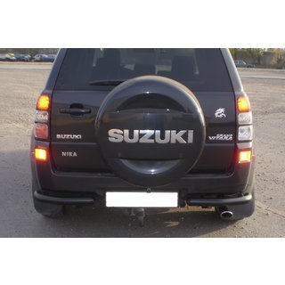 Bageste beskyttelsesbøjle AK003 Black (rustfrit stål) Suzuki Grand Vitara 2005–2017 foto 1