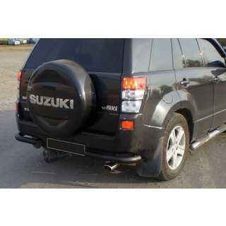 Bageste beskyttelsesbøjle AK003 Black (rustfrit stål) Suzuki Grand Vitara 2005–2017 foto 2